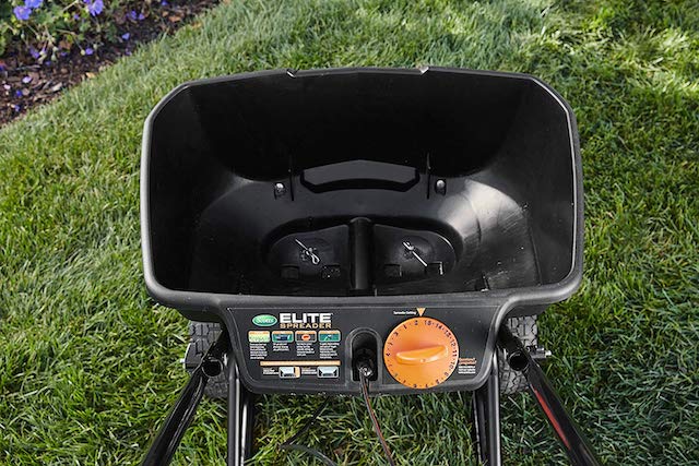 Scotts Elite Spreader Top View