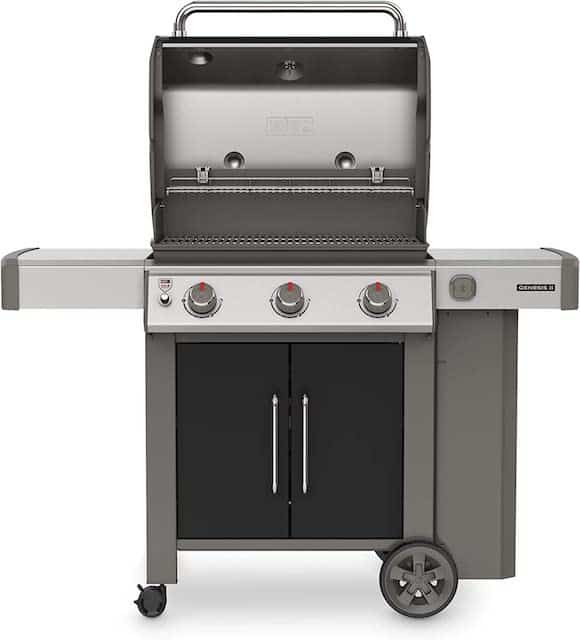 Weber Genesis II E-315 With Lid Up Weber Genesis II E-315 Lid Up